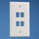 Panduit - NK 4-port, single gang, flush mount vert