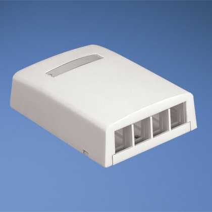 Panduit - NK 4-Port Surface Mount Box, Electric Iv