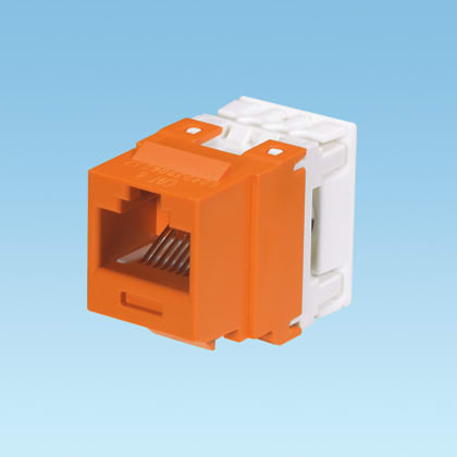 Panduit - NK Cat 6 punchdown jack module - Orange