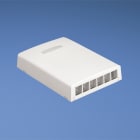 Panduit - NK 6-Port Surface Mount Box, Off White