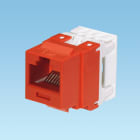 Panduit - NK Cat 6 punchdown jack module - Red