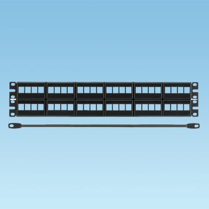 Panduit - NK Modular Patch Panel w/SRB, Flat, 48 P