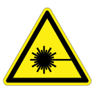 Panduit - ISO Label, Vinyl,'Laser Beam symbol', 0.