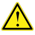 Panduit - Etiquette ISO; symbole DANGER; triangle 50mm; Noir sur Jaune; 10/carte; Cdt.10 c