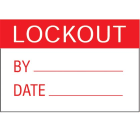 Panduit - Label Dispenser, Polyester, 'LOCKOUT', 1