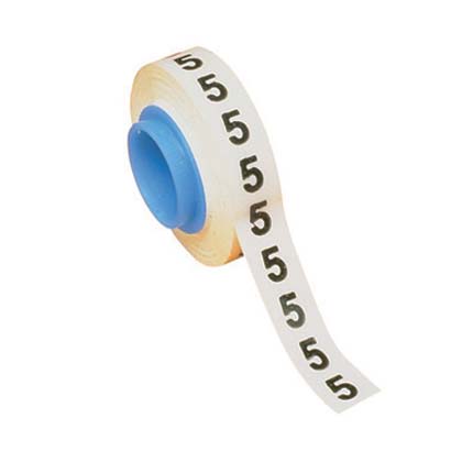 Panduit - Recharge ruban symbole "-";Noir sur Blanc;longueur 2,4m;Cdt.10