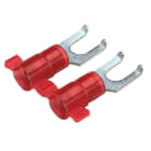 Panduit - Flanged Fork Terminal, nylon insulated,