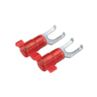 Panduit - Flanged Fork Terminal, vinyl insulated,