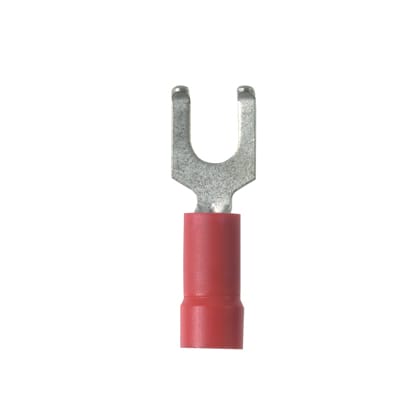 Panduit - Cosse fourche à crochet isolée vinyle ; 22-16 AWG(0,5-1,5mm²);bornage M4;Cdt.100