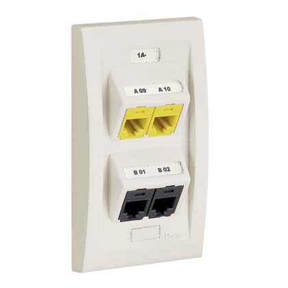 Panduit - Bande non adhés. haut. 6mm;long.7,6m;Noir sur Blanc;pour LS8 Ultimate ID;Cdt.1