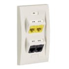 Panduit - Bande non adhés. haut. 6mm;long.7,6m;Noir sur Blanc;pour LS8 Ultimate ID;Cdt.1