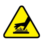 Panduit - Warning Label, Vinyl, Hot Surface Symbol