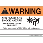 Panduit - Vinyl Adhesive Sign, 5"x3.5"H, 2009 NFPA