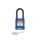 Panduit - Cadenas isolé non conducteur; hauteur anse 38,1mm; diamètre anse 6,6mm; bleu; ré