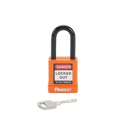 Panduit - Orange Plastic Body Padlock