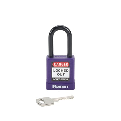 Panduit - Purple Plastic Body Padlock