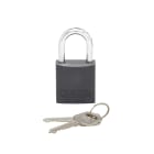 Panduit - Aluminum Body Padlock, Black