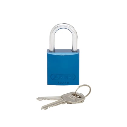 Panduit - Aluminum Body Padlock, Blue