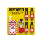 Panduit - Tableau de consignation 4pers.;inclus PSL-8 x4,PVT-98 x15,PSL-1.5 x3;Cdt.1