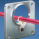 Panduit - Embase pour traversée de cloison; trou de montage pour vis M5;PA 6.6;Cdt.100