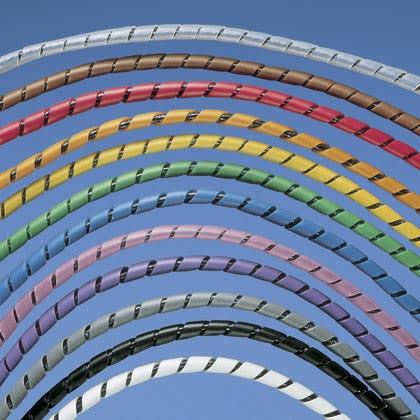 Panduit - Rouleau gaine spiralée;diamètre exterieur 6,4mm;Polyethylene Bleu; -40°C +50°C;l