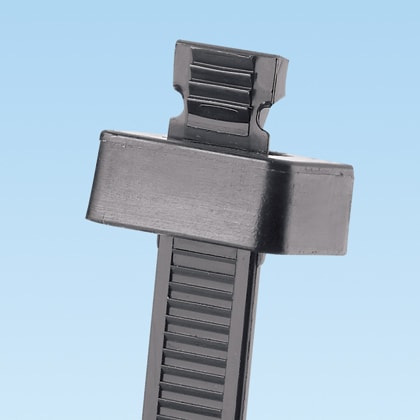 Panduit - Col Sta-Strap tête renforçée;376X7,6mm;PA 6.6;Noir Res hau tem;Cdt:500 (sachet)