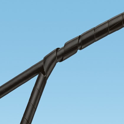 Panduit - Rouleau gaine spiralée;diamètre ext. 6,4mm;TFE Noir;longueur 15,2m;Cdt.1