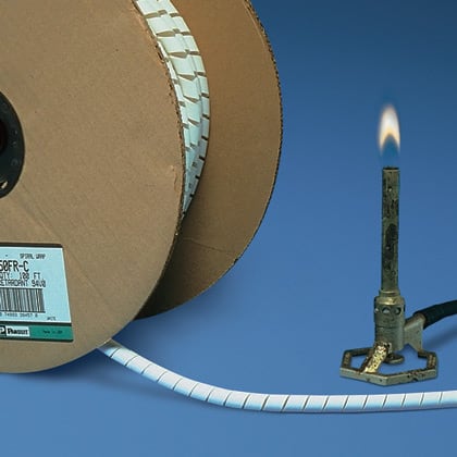 Panduit - Rouleau gaine spiralée;diamètre ext. 6,4mm;PE Nat. FR;longueur 30,5m;Cdt.1