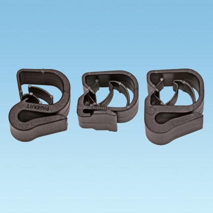 Panduit - Clip bord de tole de 2,2mm max; diamètre faisceau 6-12mm ; acetal nat;Cdt5000