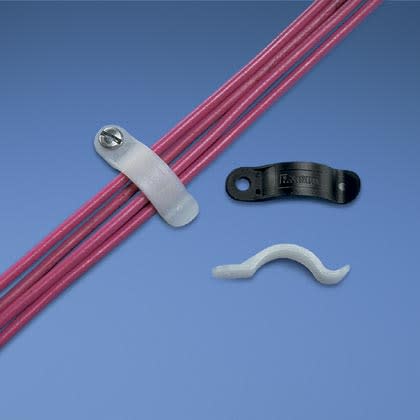 Panduit - Languette retenue de câble;dia. max. 9,5mm;fixation 1 vis M3,PA6.6 Nat;Cdt.100