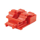 Panduit - Package of ten Red LC duplex adapter blo