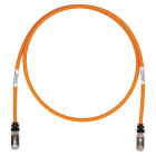 Panduit - Copper Patch Cord, Cat 6A, Orange S/FTP