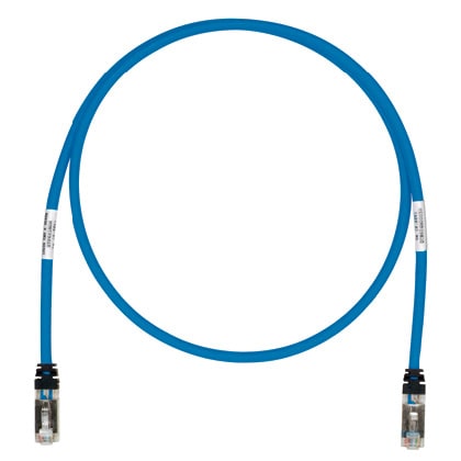 Panduit - Copper Patch Cord, Cat 6A, Blue S/FTP Ca