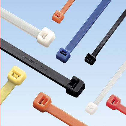 Panduit - Collier serrage Pan-Ty;99X2,5mm;PA 6.6 rouge (-60°C à 85°C);Cdt:1000 (sachet);sa