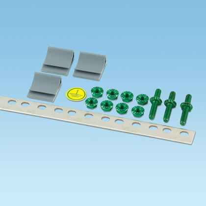 Panduit - Grounding Strip Kit, One, 73.45" (1.9m)