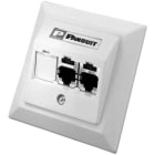 Panduit - Faceplate Kit, STP, 3 Port, 80x80mm, Arc