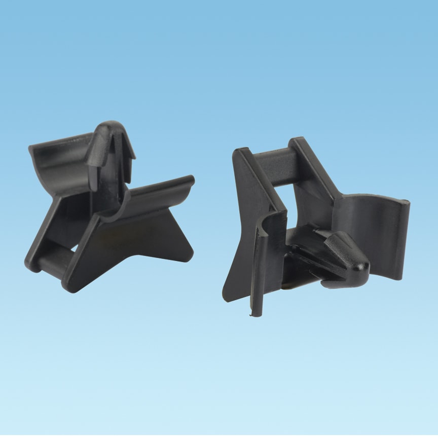 Panduit - Embase berceau sur tête ancre;PA 6.6 Noir UV;dia. trou 9-11mm ép.3-8mm;Cdt.100