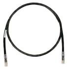 Panduit - Keyed Copper Patch Cord, Cat 6A, Black U