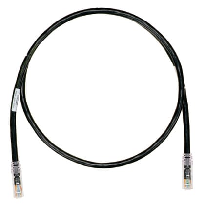 Panduit - Keyed Copper Patch Cord, Cat 6A, Black U