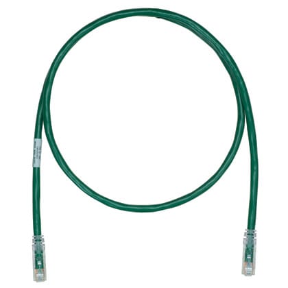 Panduit - Keyed Copper Patch Cord, Cat 6A, Green U