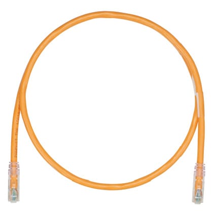 Panduit - Keyed Copper Patch Cord, Cat 6A, Orange