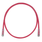 Panduit - Keyed Copper Patch Cord, Cat 6A, Red UTP
