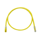Panduit - Keyed Copper Patch Cord, Cat 6A, Yellow