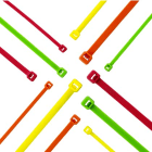 Panduit - Collier PLT;188X4,8mm;PA 6.6;Rose fluorescent;Cdt:100 (sachet)