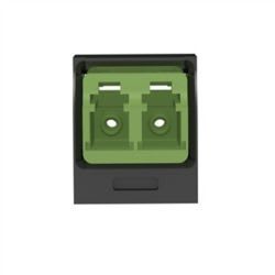 Panduit - Duplex LC/APC Sr./Sr. Fiber Adapter (GR)