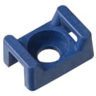 Panduit - Embase berceau détect.;Attaches jusqu'à 7,6mm;vis M5;Polypro Bleu foncé;Cdt.100