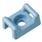 Panduit - Embase berceau détectable;Attaches jusqu'à 7,6mm;vis M5;PA6.6 Bleu clair;Cdt.100