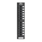 Panduit - Punchdown Patch Panel, Cat 6, Flat, 12 P
