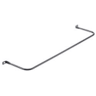 Panduit - STRAIN RELIEF BAR, EXTENDED 5" DEPTH, BL