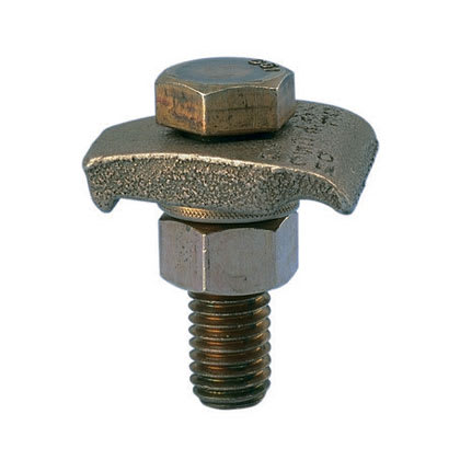 Panduit - Bronze Grounding Clamp, #8 SOL-#4 STR